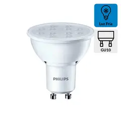 PHILIPS - Foco LED Dicroico Gu10 4W Luz Blanca