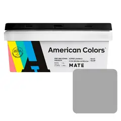 AMERICAN COLORS - Pintura Gris Plata 1GL