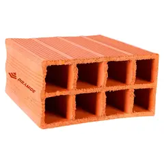PIRAMIDE - Ladrillo Techo Rayado 8 Huecos