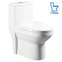 VAINSA - WC Inodoro One Piece Stella Blanco