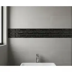 HOLZTEK - Malla decorativa Negro y gris 30x30cm