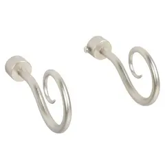 JUST HOME COLLECTION - Terminal Gancho Plateado 19 mm