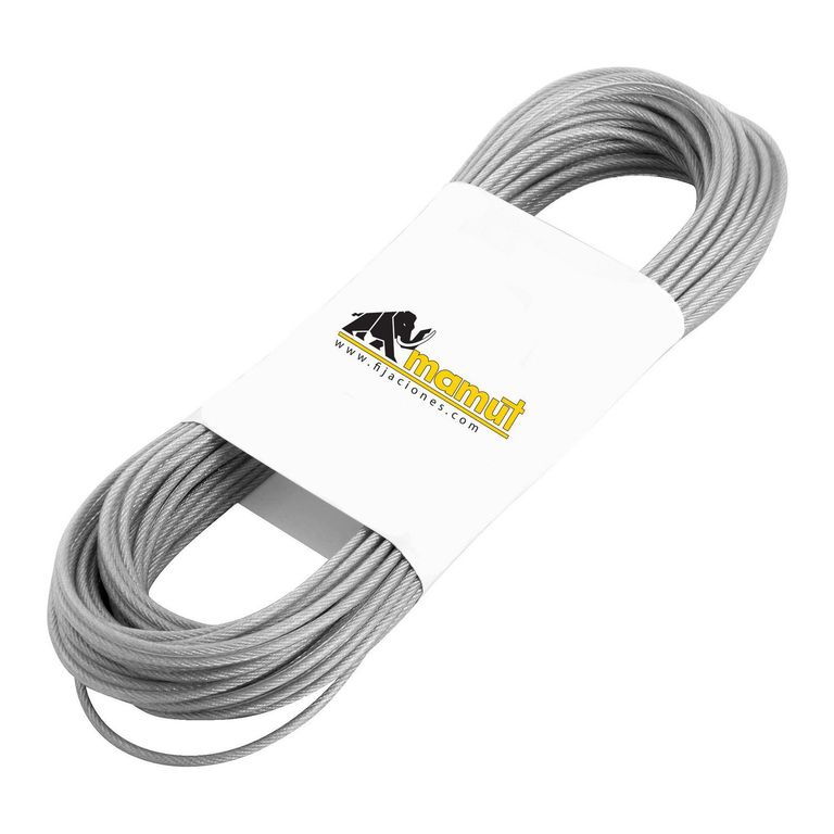 Cable de Acero Plastificado para Tendedero 1/16-3/32 20 m