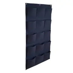 RAPALLO - Zapatera Vertical Lona 15 Pares Azul