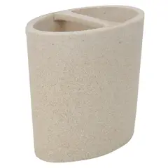 JUST HOME COLLECTION - Portacepillo Piedra Beige
