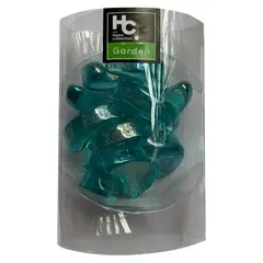 GENERICO - Gema Grande Luna 12 unidades Vidrio Celeste