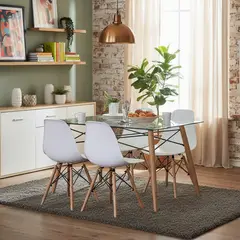 JUST HOME COLLECTION - Juego de Comedor 4 Sillas Soar