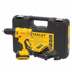STANLEY - Taladro Percutor Inalámbrico 3/8" 12V SCH12S2K