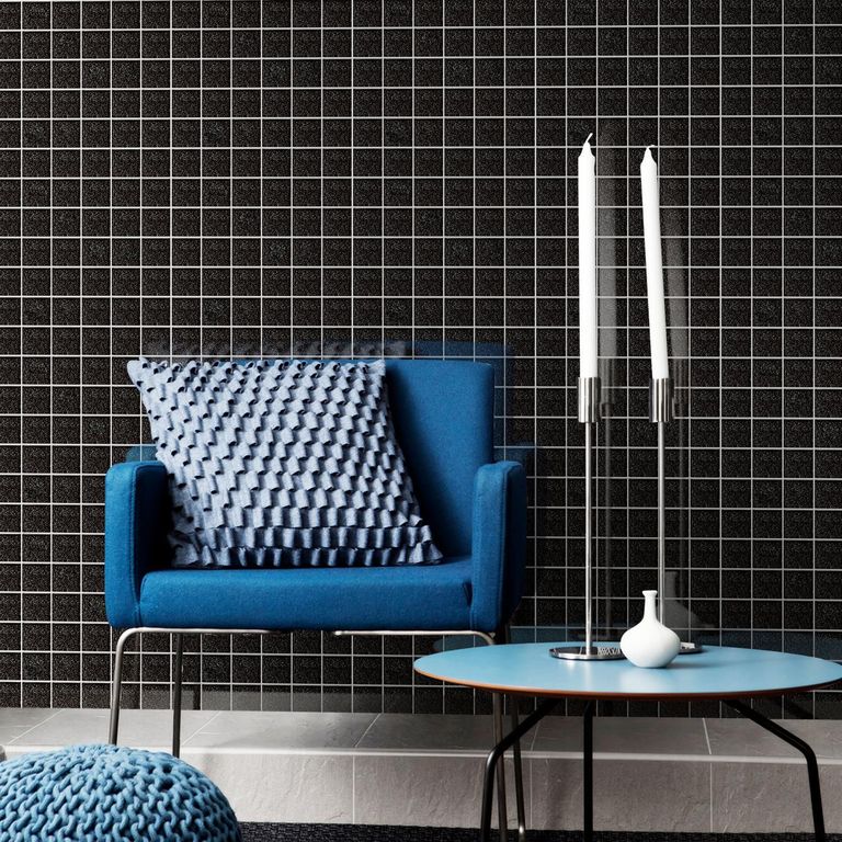 Malla Vidrio Negro 30x30cm 8mm