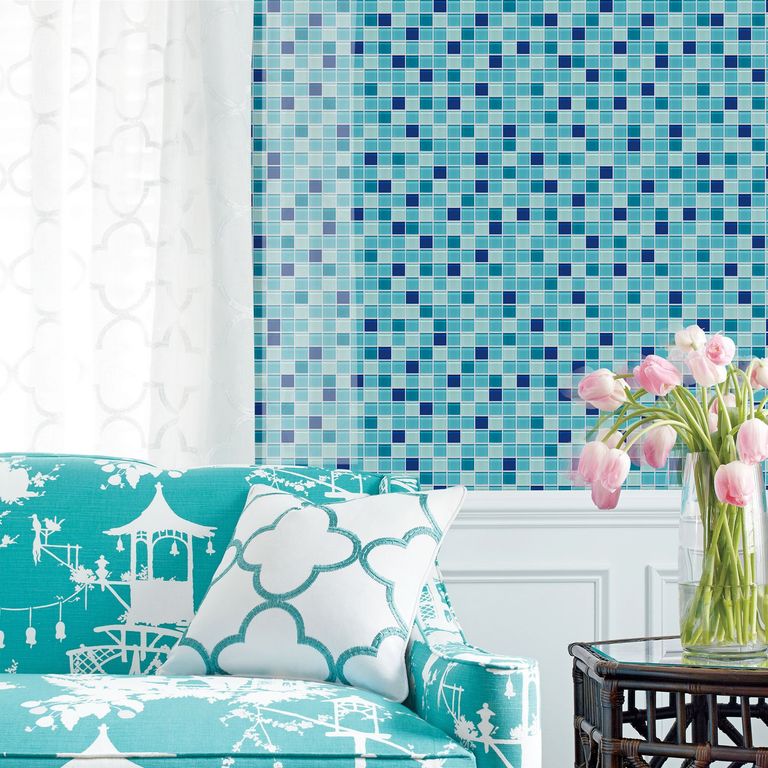 Malla Vidrio Azul 30x30cm 4mm