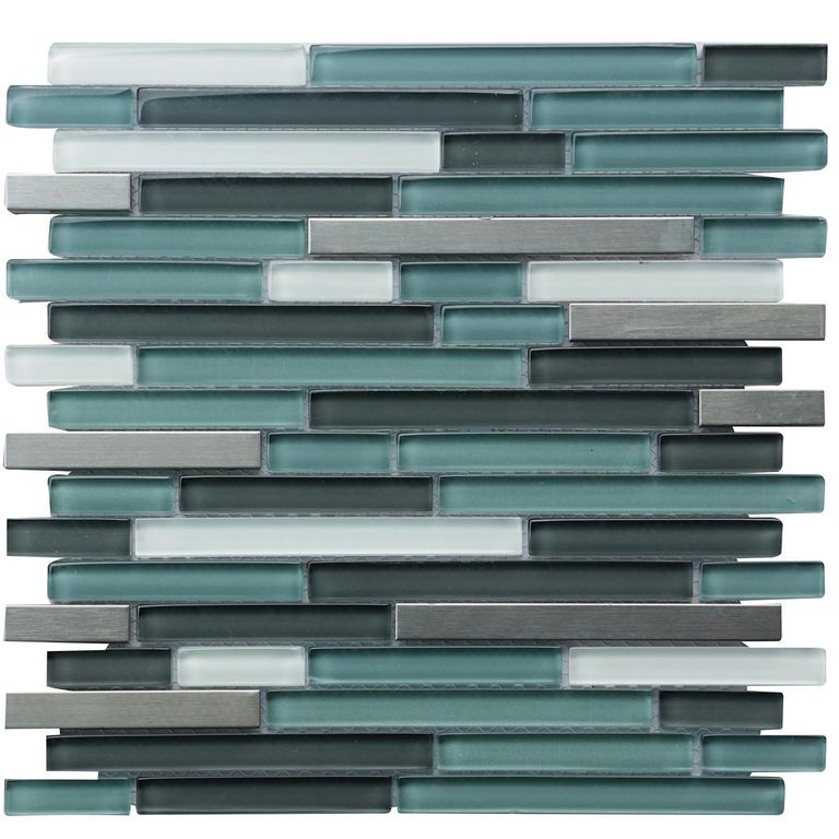 Malla Vidrio Acero Decorativo 30x30cm