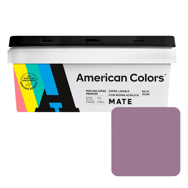 Pintura American Latex Mate Lavanda 1GL
