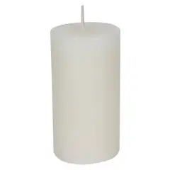 JUST HOME COLLECTION - Vela Cilindrica Decorativa Cera Blanco 8x14cm