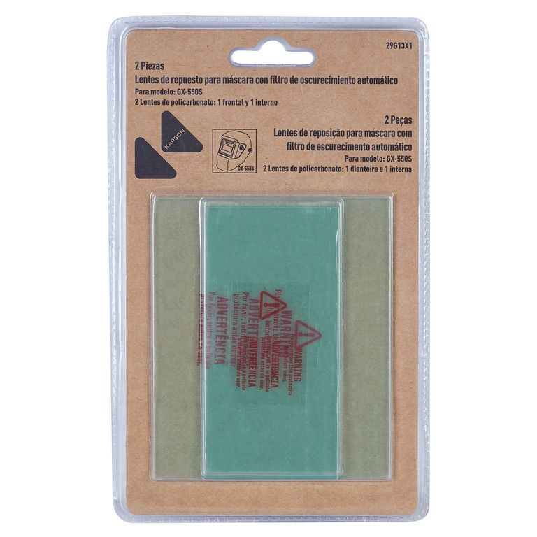 Lente Repuesto para Mascara de Soldar Verde