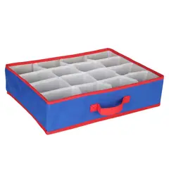 RAPALLO - Organizador de Ropa de Tela 16 Divisiones Azul