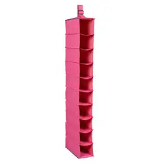 RAPALLO - Organizador de Zapatos 10 Divisiones Fucsia