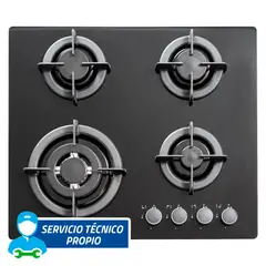 INDURAMA - Cocina empotrable Gas EGI-604VDNE X4 Quemadores