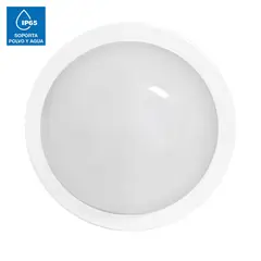 LIGHTECH - Plafon LED Aro 15W IP65 Blanco Luz Blanco