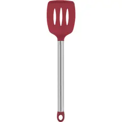 JUST HOME COLLECTION - Espatula Acero con mango rojo 35 cm