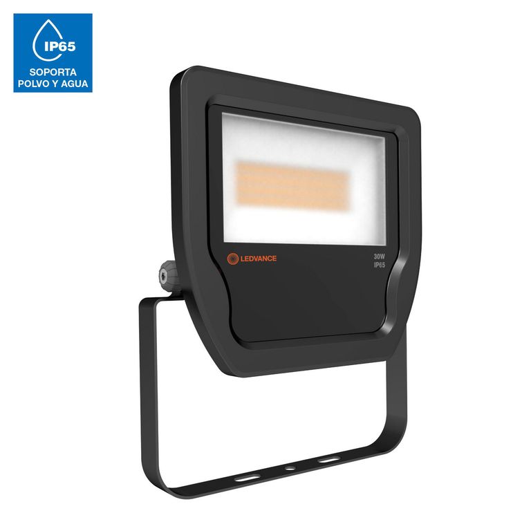Reflector Led Negro 30W Luz Fría