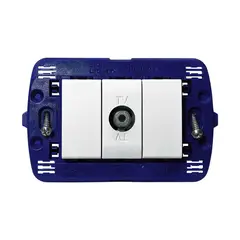 BTICINO - Toma Coaxial TV Living Light Blanco