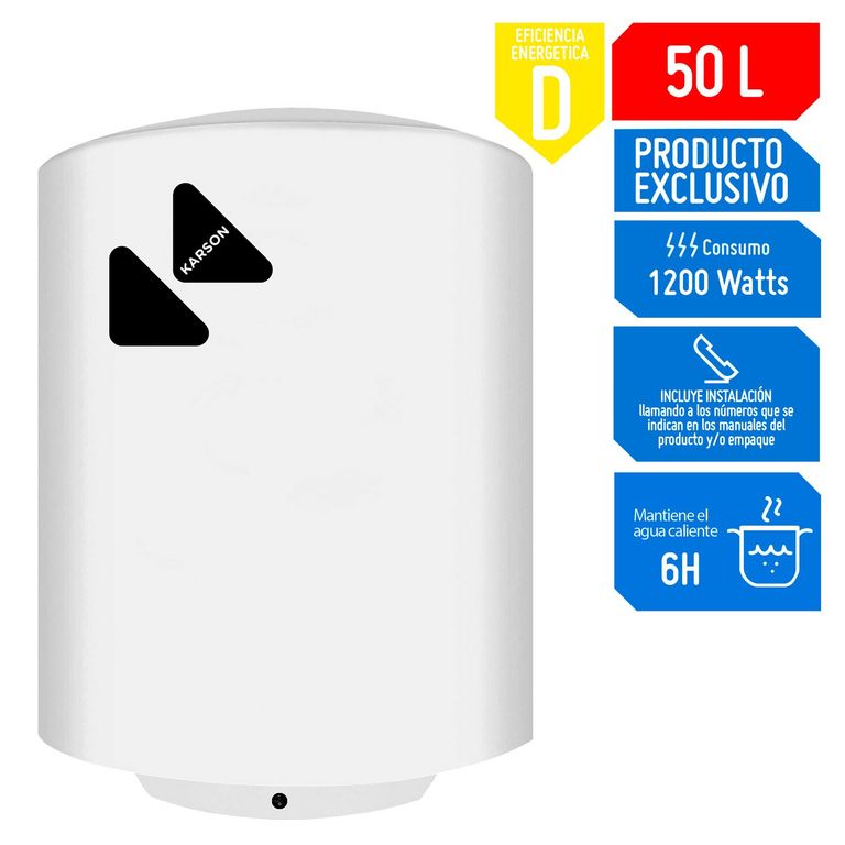 Terma Eléctrica 50 litros