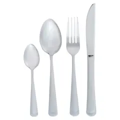 JUST HOME COLLECTION - Set de cubiertos acero 24 piezas