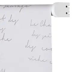 JUST HOME COLLECTION - Cortina Roller Black Out 120x250cm Letras