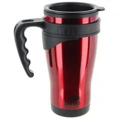 CASA BONITA - Mug de Acero Inoxidable Rojo 400 ml