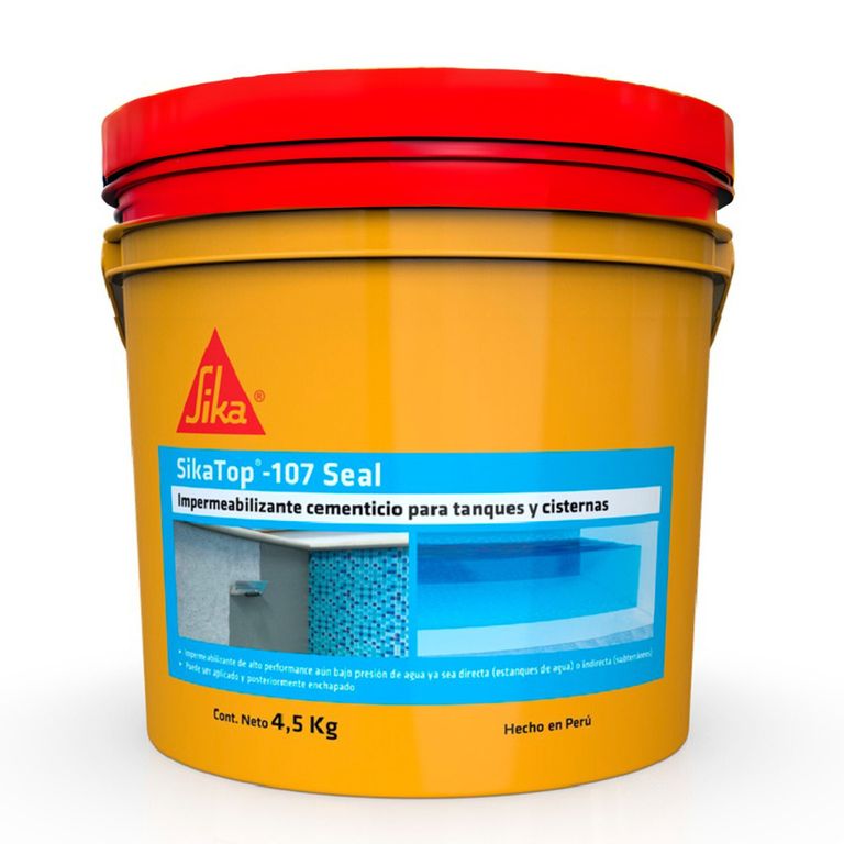 Revestimiento Impermeable para Tanques Sikatop-107 Seal Blanco 4.5kg