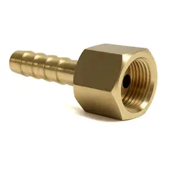 BRONZOTEK - Tuerca Espigada de Bronce de 1/4 NPS X 5/16 HEM