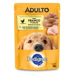 PEDIGREE - Adultos Alimento para Perros 100 gr Pollo en Salsa