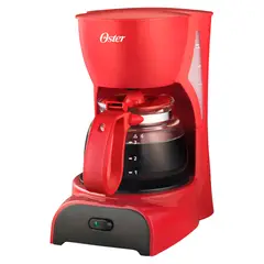 OSTER - Cafetera 4 Tazas Roja