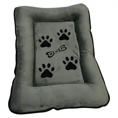 ACCECAN - Colchoneta para Perro Raza Mediana Tela Gris 58x7x75cm