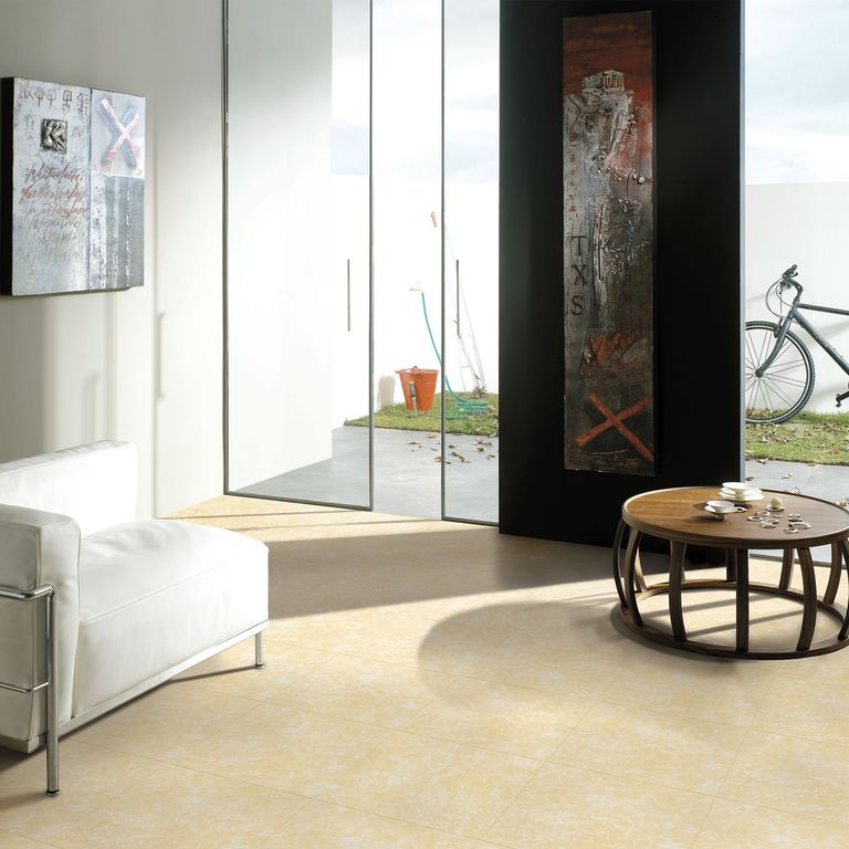 Cerámica Marfil 46x46 Marmoladas Brillante 2.08 m2