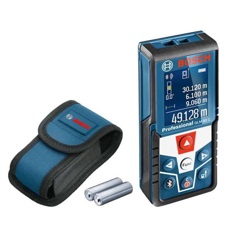 Medidor láser GLM 50-27 C, 50 metros, con Bluetooth