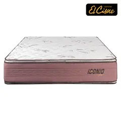 EL CISNE - Colchón Iconio 2 Plazas + 2 Almohadas + Protector