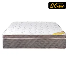 EL CISNE - Colchón King + 3 Almohadas + Protector