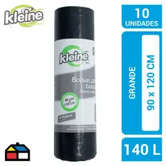 KLEINE WOLKE - Bolsa para Basura 140 Litros 10und