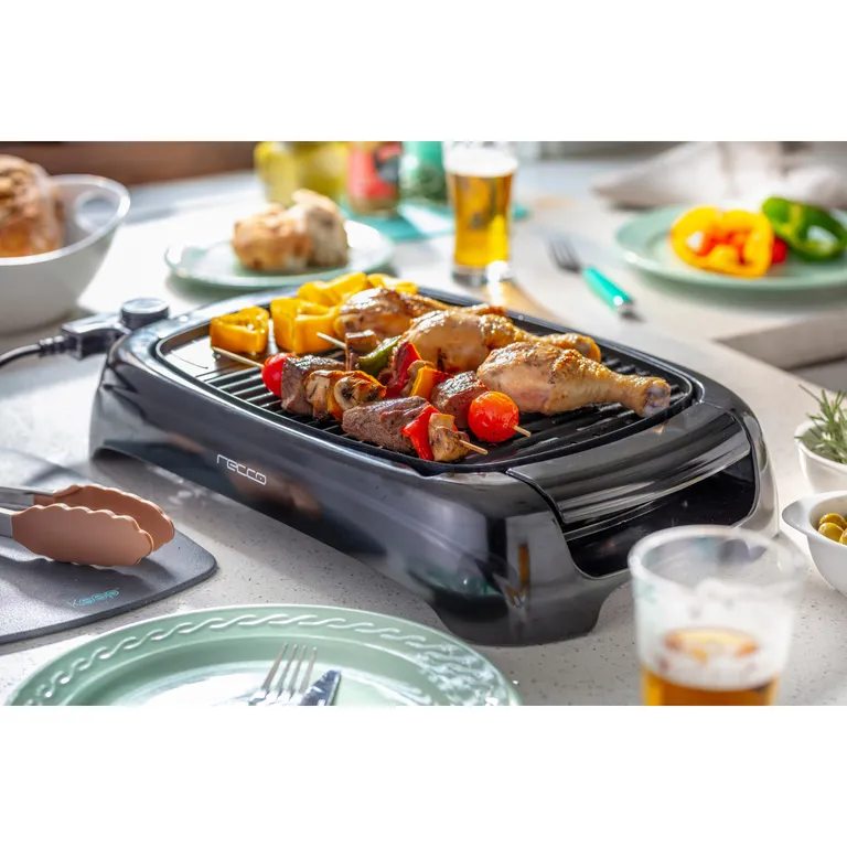 Parrilla Eléctrica 1500 W Negro P-TG01