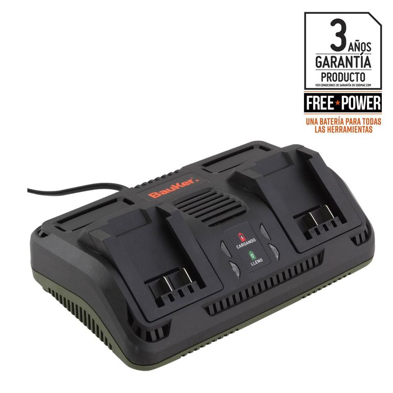 Cargador de Batería Inalámbrica Doble Free Power 18V