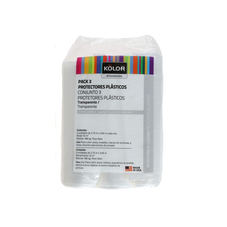 Pack Protectores 3 Unidades 2.7X3.6 m