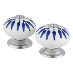 FIXSER - Jalador de Perilla 40 mm Rayas Azules x 2 unid