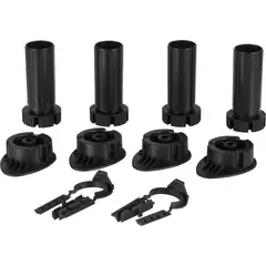 FIXSER - Kit de 4 Patas para Muebles s para Cocina 10-13 mm