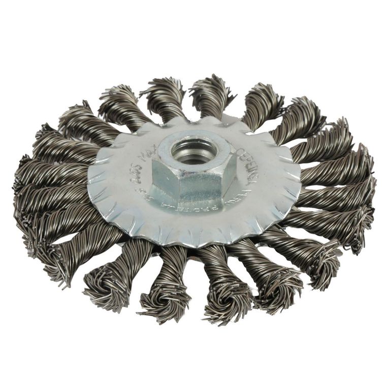 Cepillo Circular De Alambre Trenzado 4-1/2".