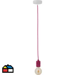 JUST HOME COLLECTION - Lámpara Colgante Alois Rose 1L E27