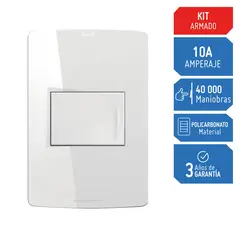 SILIGHT - Pulsador Blanco