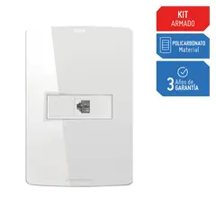 SILIGHT - Toma Telefonica Blanco