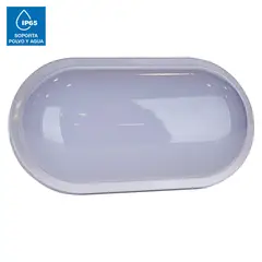LIGHTECH - Aplique Exterior LED Ovalada 20W IP65 Blanco Luz Cálida