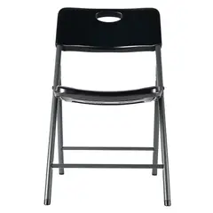 LIFETIME - Silla Plegable Negra de Acero